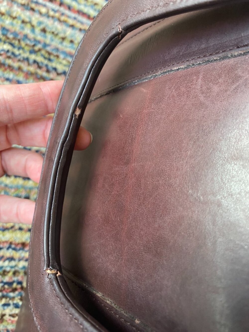 Vintage NYC Era Burgundy Coach (1985 Winter Catalog) Briefcase Attache Bag - Picture 14 of 15